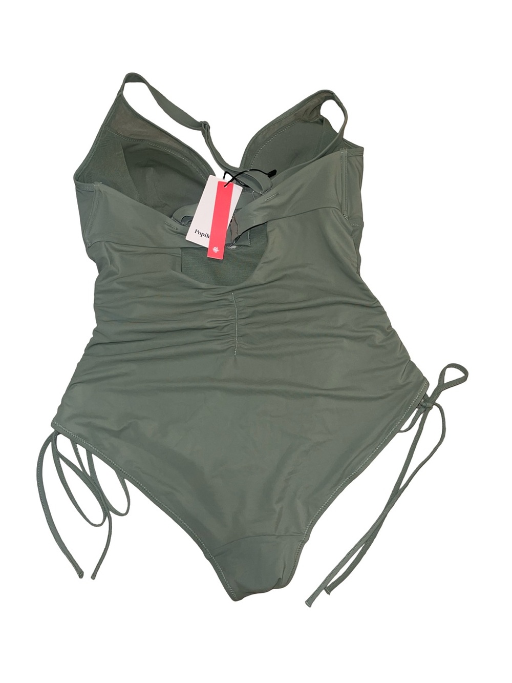 Shapewear One Piece Swimsuit Olive Green size L - Picture 5 of 6